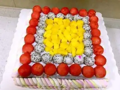 Make Mango Cake step 7