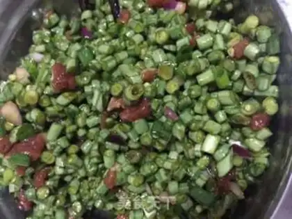 Make Bean-fruit step 1