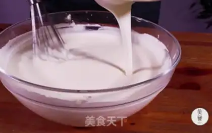 Make Wishing pool mousse step 4