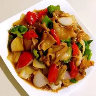 Make Onion fried belly step 11