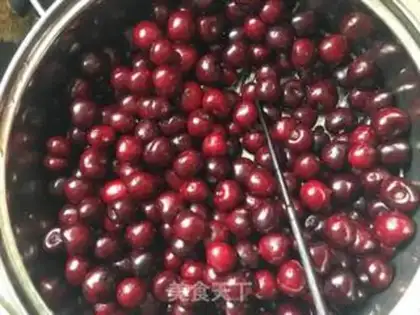 Make Cherry jam step 1