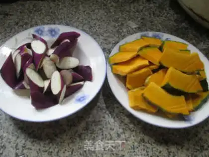 Make Cheese fried Japanese pumpkins step 0