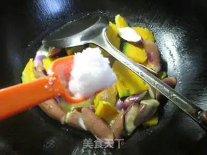 Make Cheese fried Japanese pumpkins step 4