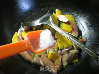 Make Cheese fried Japanese pumpkins step 5