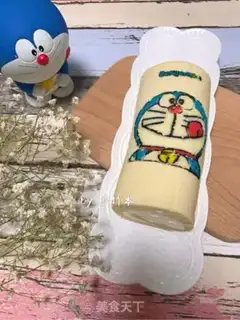 Make Machine cat-colored cake rolls step 21