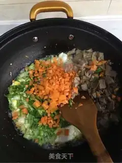 Make Lanzhou fried rice step 2