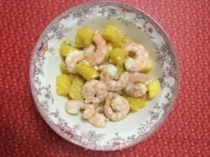 Make pineapple shrimp step 4