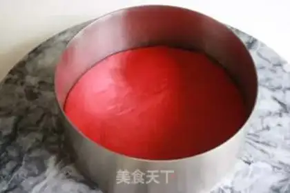 Make Gradually red velvet step 12