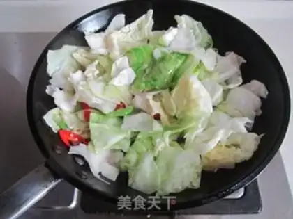 Make Soybeans and cabbage step 4