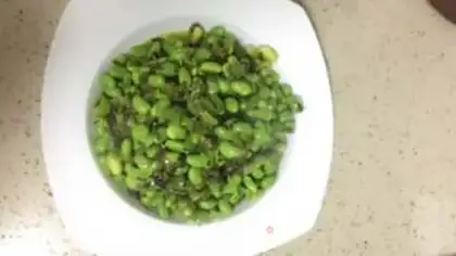 Make Snow dish clears the beans step 6