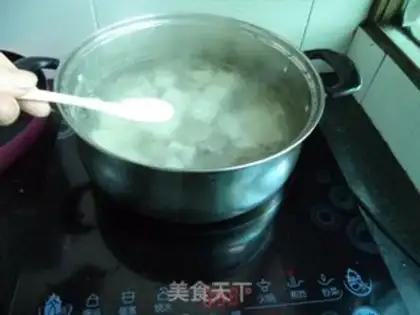 Make Tofu sprouts fan step 4