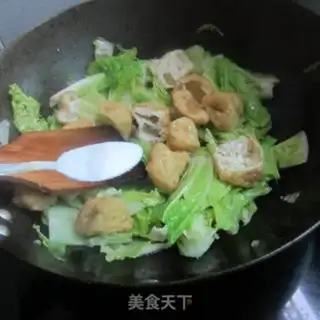 Make Tofu cooking cabbage step 5