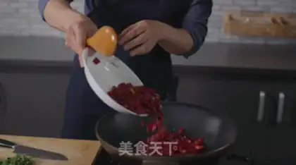 Make Berry spicy shrimp step 4