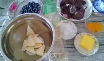 Make Blueberry Muse step 0