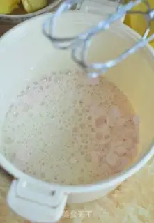 Make Cotton candy magic cake step 2