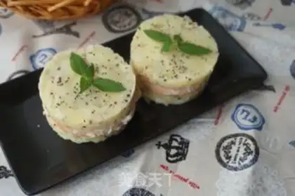 Make Quinoa potato salmon burger step 5