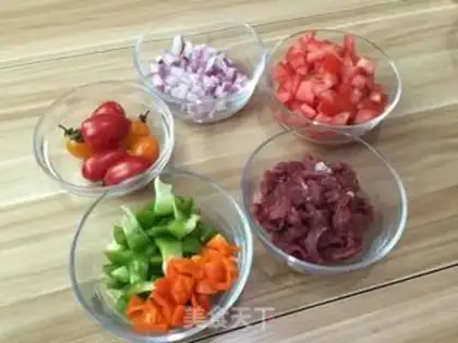 Make Beef field garden pizza step 4
