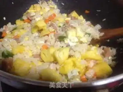 Make Pineapple seafood step 10