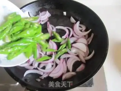 Make Pepper onions blow up the liver step 5
