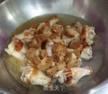 Make Monkey mushrooms with chicken wings step 9