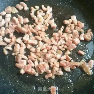 Make Sausage fried rice step 4