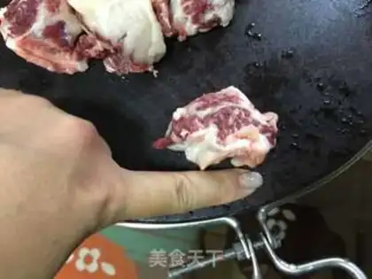 Make Secret cow radish step 1
