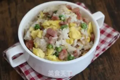 Make Sausage fried rice step 9