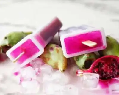 Make Cactus popsicle ice step 1