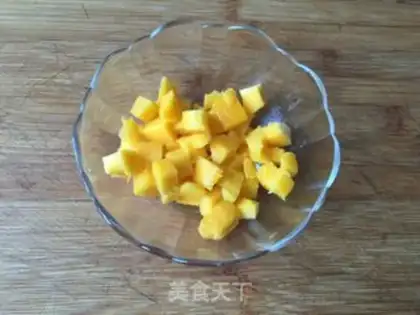 Make Wheat fruit ice cream step 0