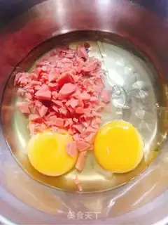 Make Sausage eggcake step 1