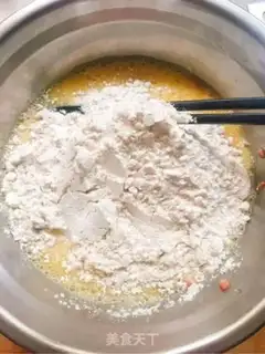 Make Sausage eggcake step 2