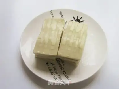 Make Garlic tofu step 1