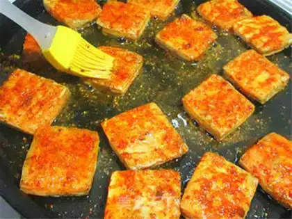 Make Garlic tofu step 5