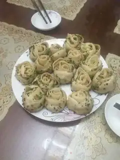 Make A rose dumpling step 5