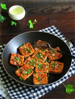 Make Garlic tofu step 7