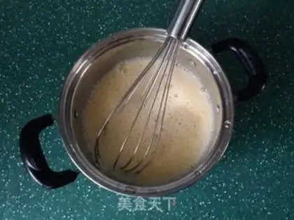 Make Blueberry jam ice cream step 2