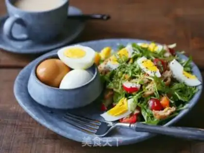 Make Egg and vegetable salad step 9