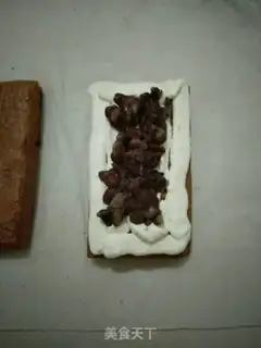 Make Red velvet bean cream cake step 12