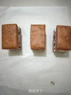 Make Red velvet bean cream cake step 13