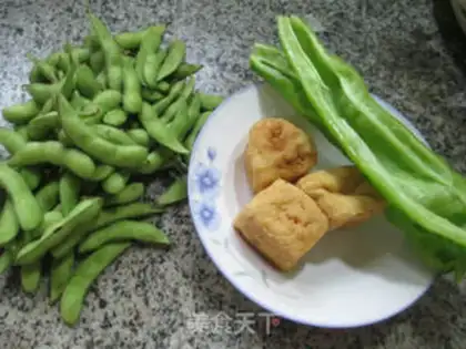 Make Pyramid tofu step 0