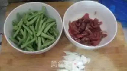 Make Bean bean noodle step 1