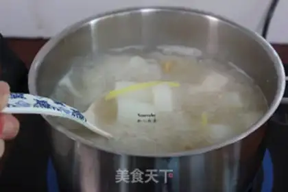 Make Toad scallop soup step 5