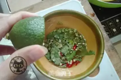Make Spring rolls step 6