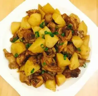 Make Potato chicken step 13