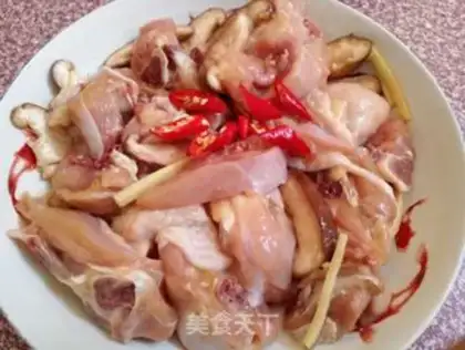 Make Frozen mushrooms and chickens step 6