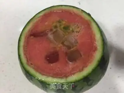 Make Ice melon juice step 4