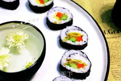 Make Family sushi step 7