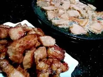 Make Cake and roasted meat step 4
