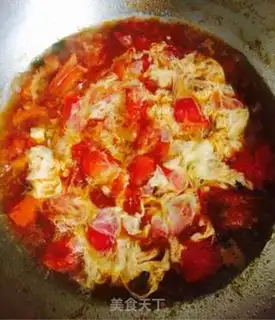 Make Tomato egg soup step 2