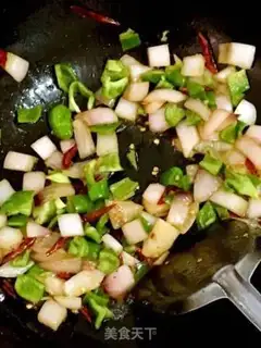 Make Onion fried liver step 4